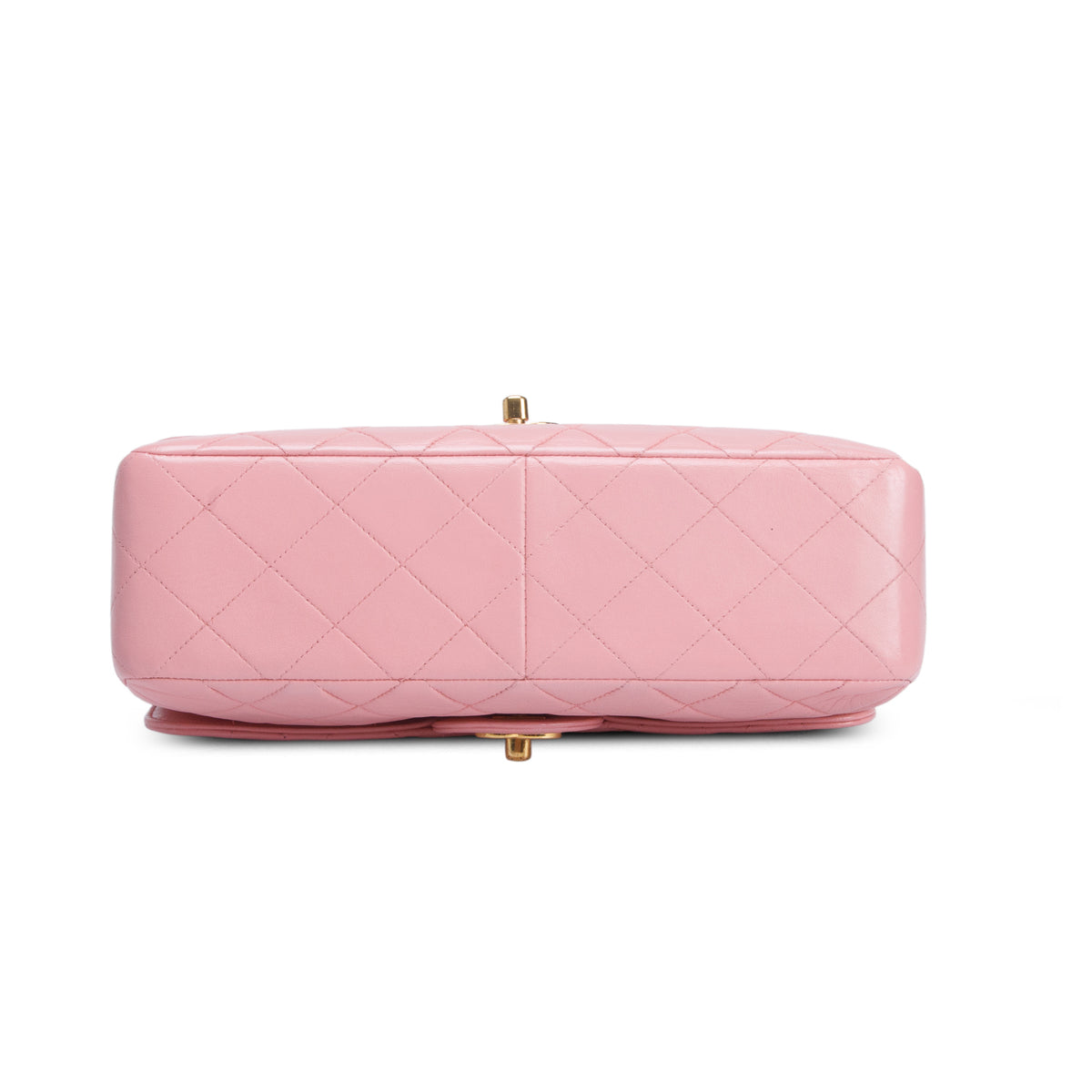Chanel Vintage Pink Quilted Lambskin Double Sided Flap w/ Authenticity Card