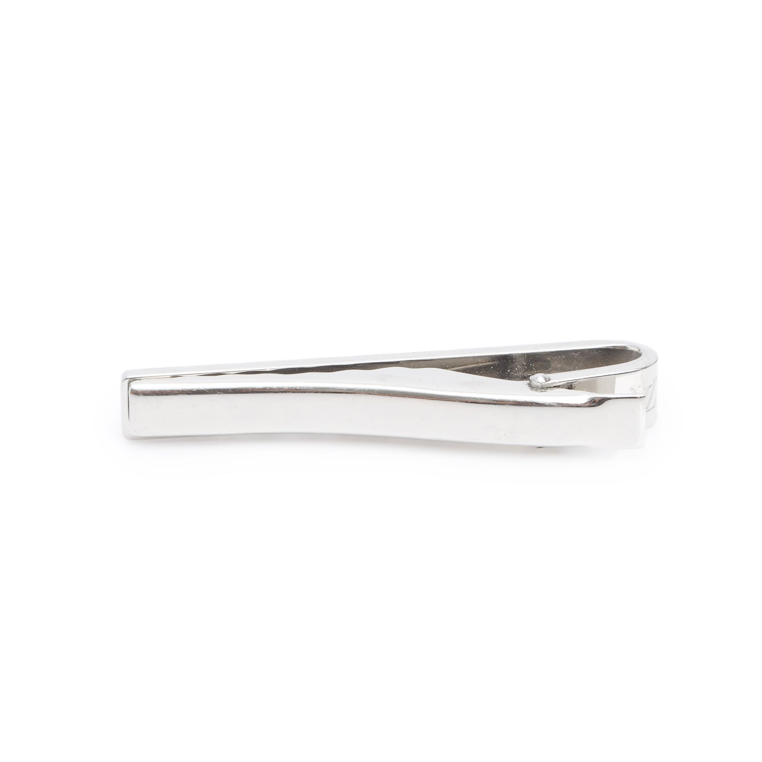Louis Vuitton Palladium Plated Monogram Tie Clip