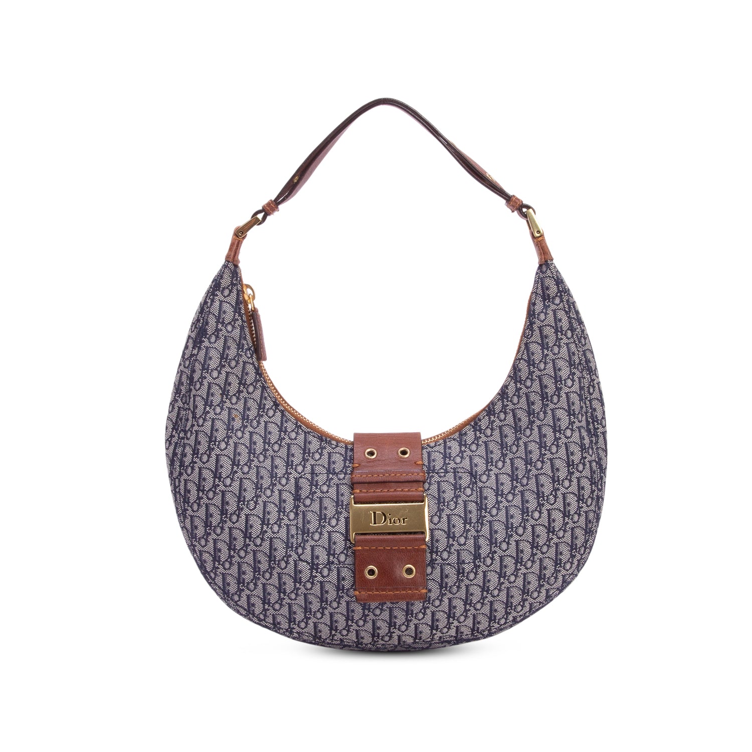 Christian Dior Navy Monogram Street Chic Hobo