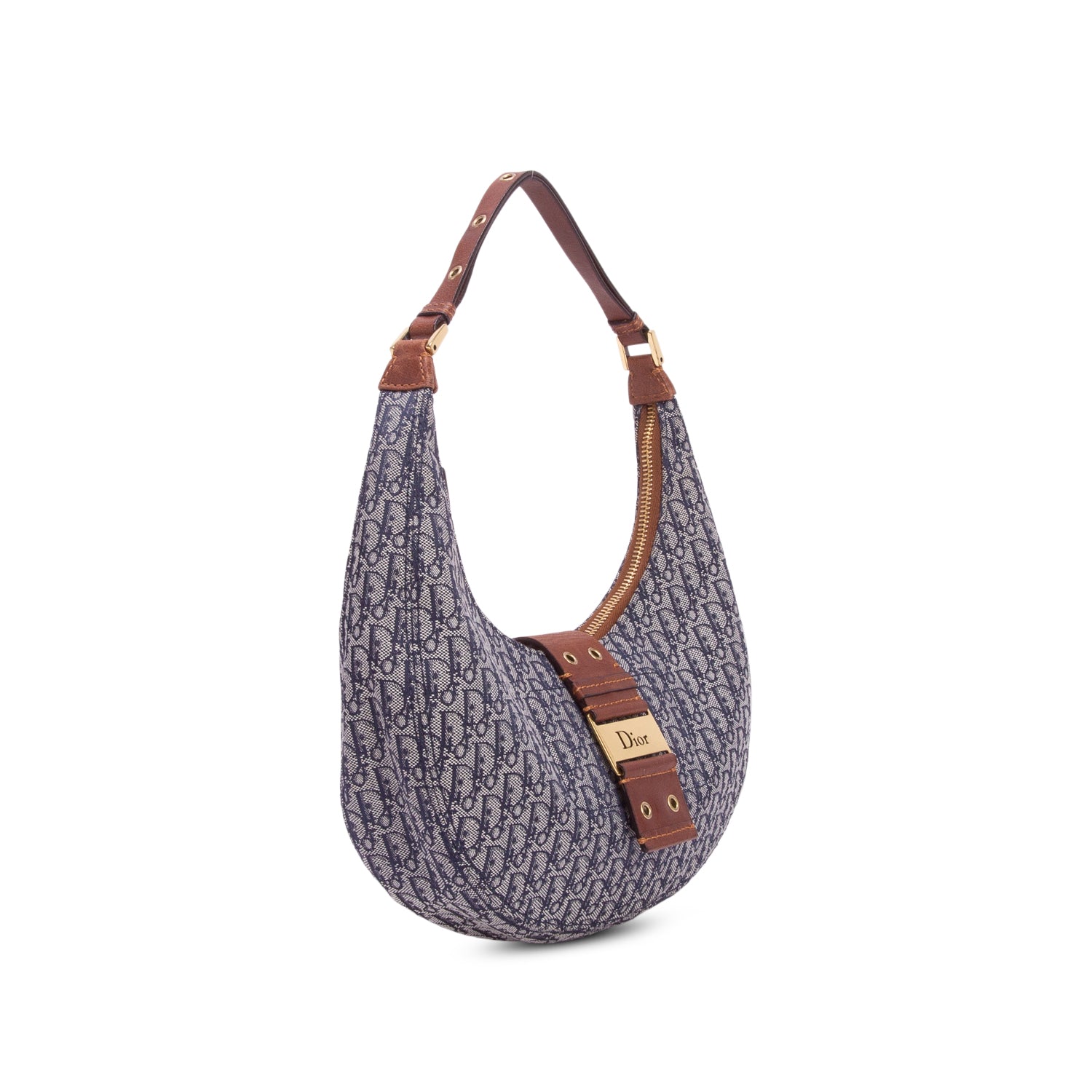 Christian Dior Navy Monogram Street Chic Hobo