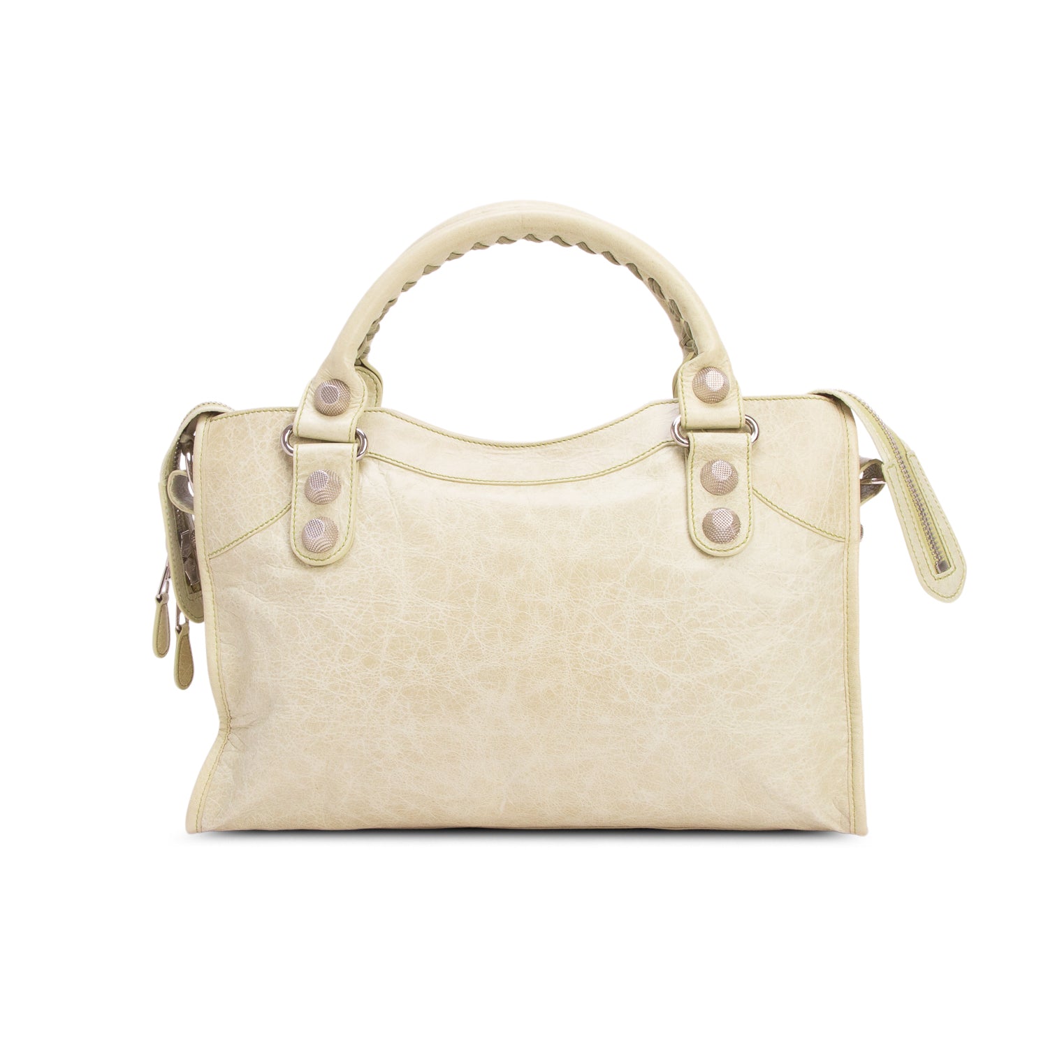 Balenciaga Green Agneau Giant 21 City Bag w/ Strap