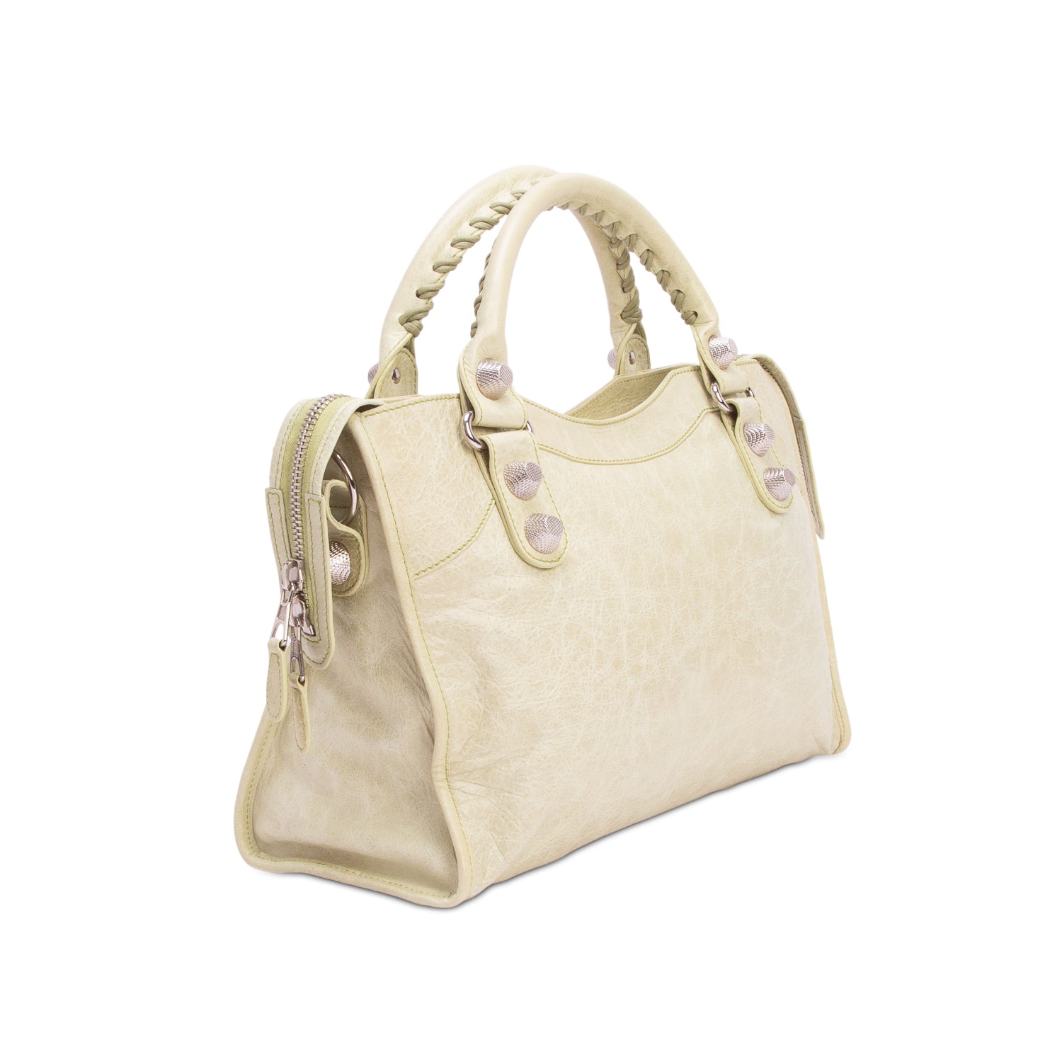 Balenciaga Green Agneau Giant 21 City Bag w/ Strap