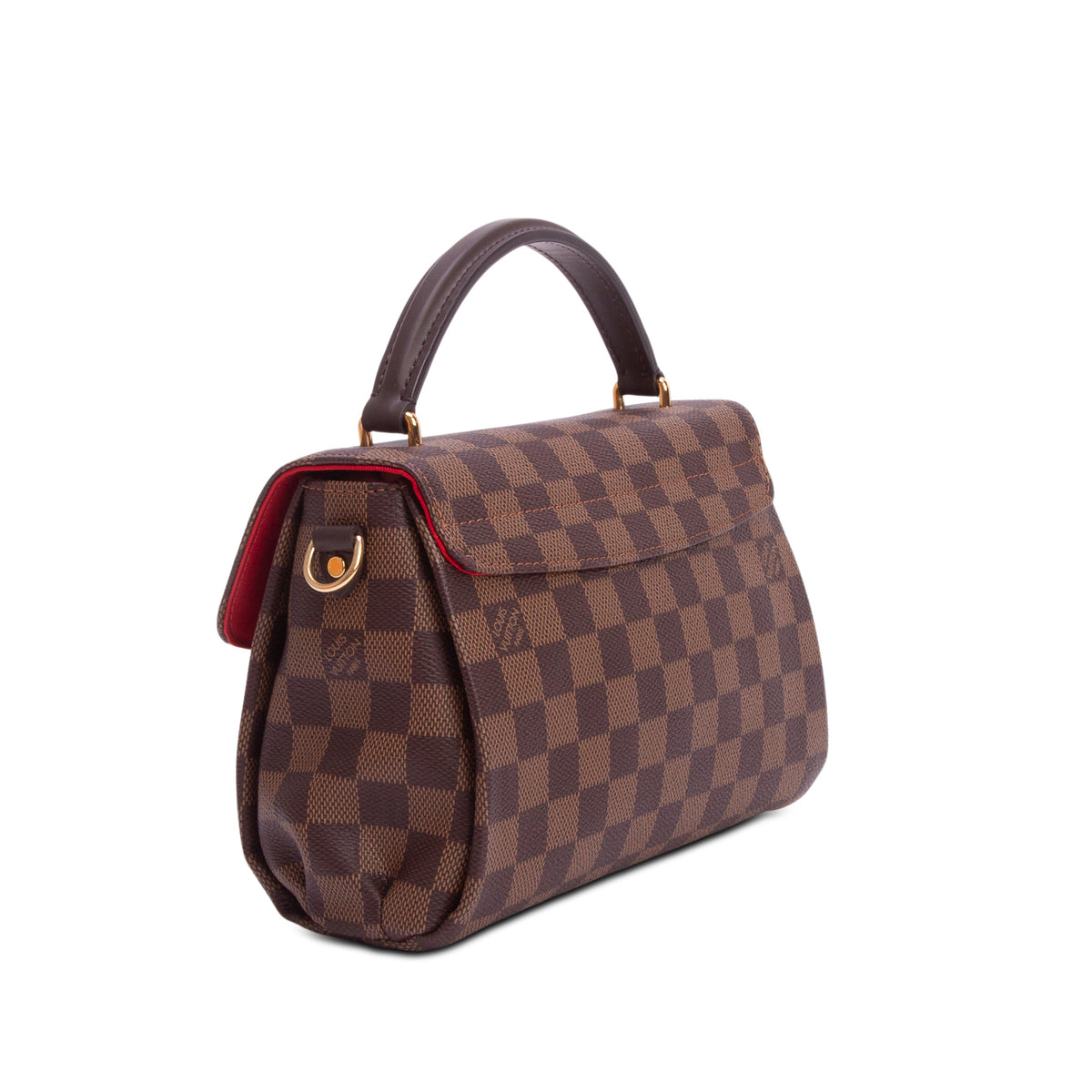 Louis Vuitton Damier Ebene Croisette w/ Box, Strap & Receipt