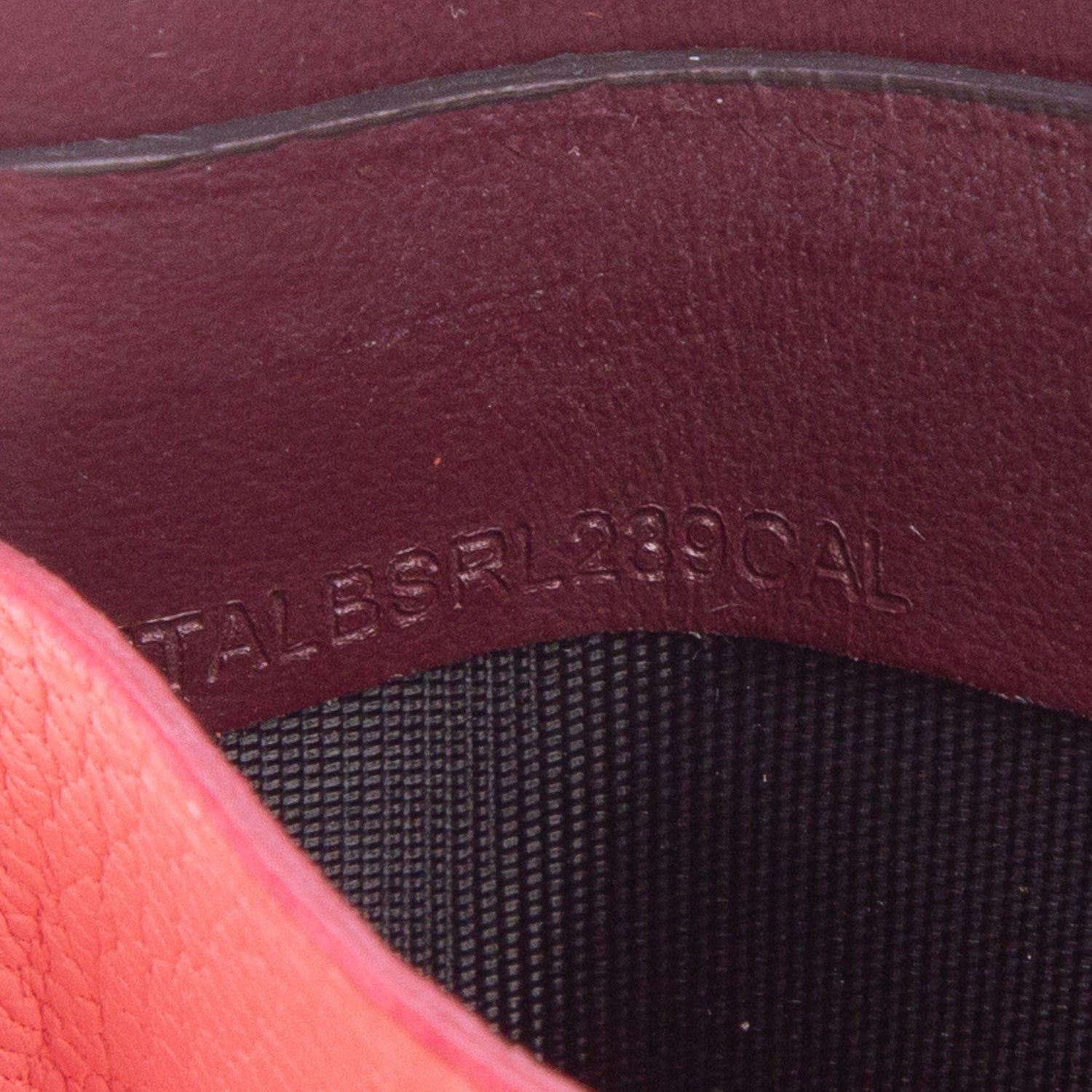 Burberry Pink Calfskin D-Ring Continental Wallet