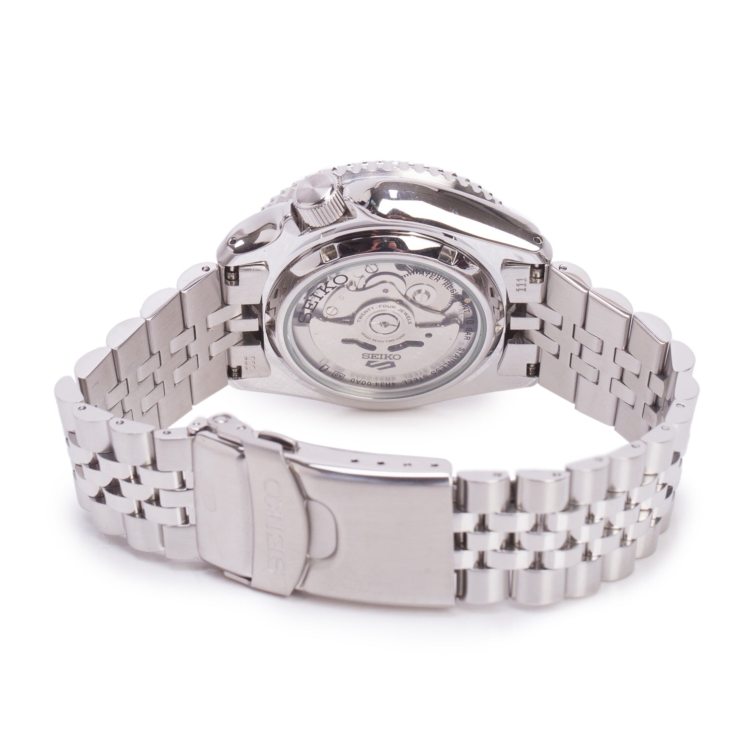 Seiko 2026 Stainless Steel Seiko 2025 5 Sports Series 42 MM Automatic GMT Watch Black Dial SSK001 w/ Box & Papers