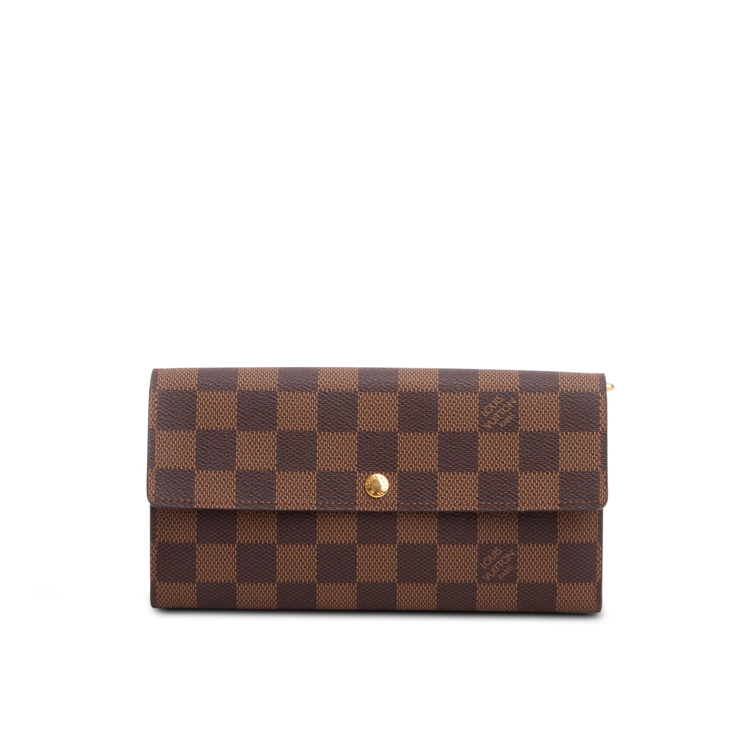 Louis Vuitton Damier Ebene Sarah Wallet w/ Box
