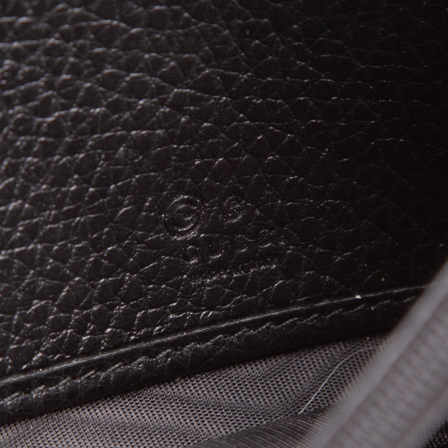 Gucci Black Dollar Calfskin Leather Interlocking GG Continental Wallet w/ Box