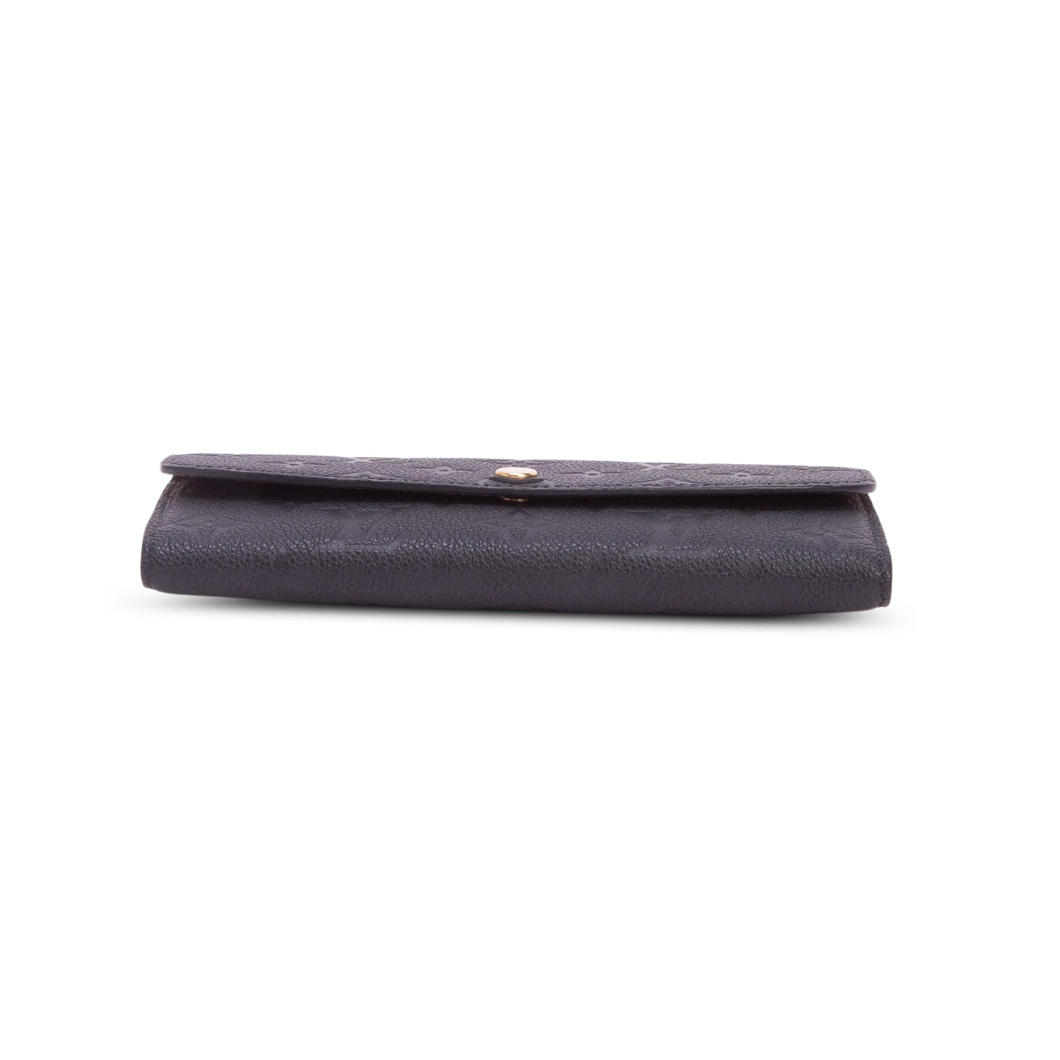 Louis Vuitton 2020 Black Monogram Empreinte Emilie Wallet