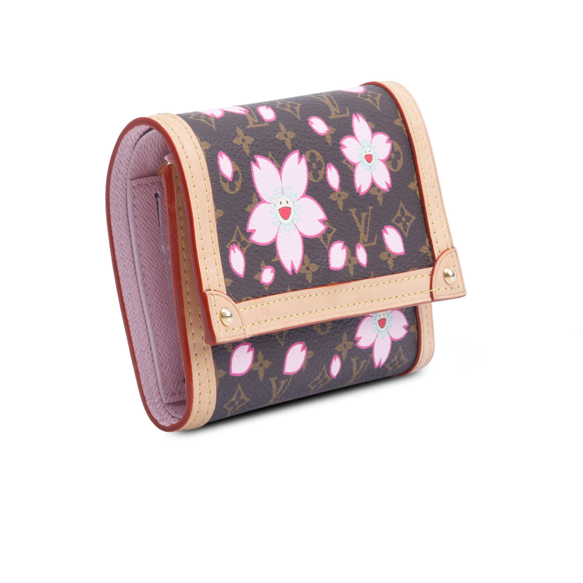 Louis Vuitton Monogram Cherry Blossom LV x TM Victorine NV Wallet