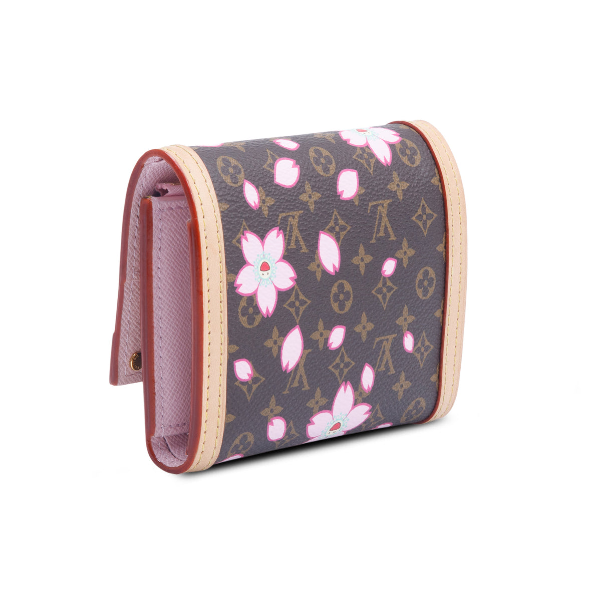Louis Vuitton Monogram Cherry Blossom LV x TM Victorine NV Wallet