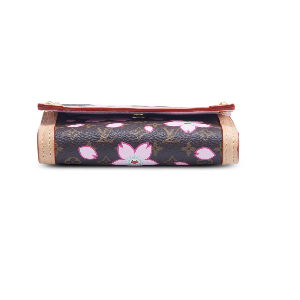 Louis Vuitton Monogram Cherry Blossom LV x TM Victorine NV Wallet