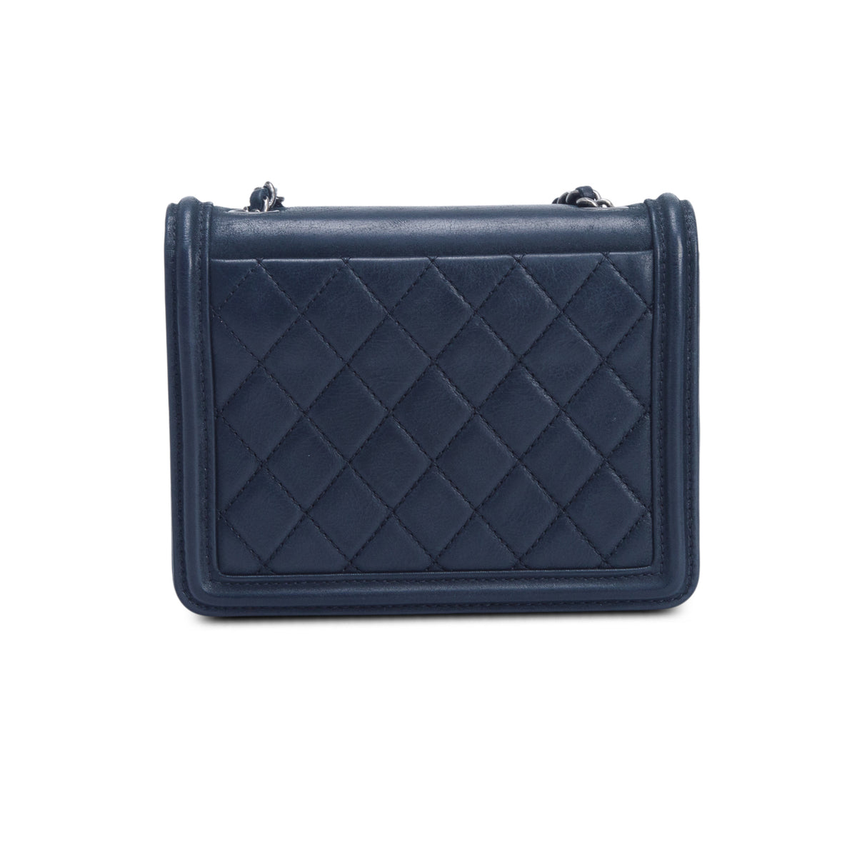 Chanel Black Plexiglass Lambskin Mini Boy Brick Flap