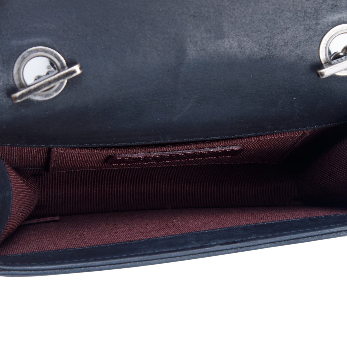 Chanel Black Plexiglass Lambskin Mini Boy Brick Flap