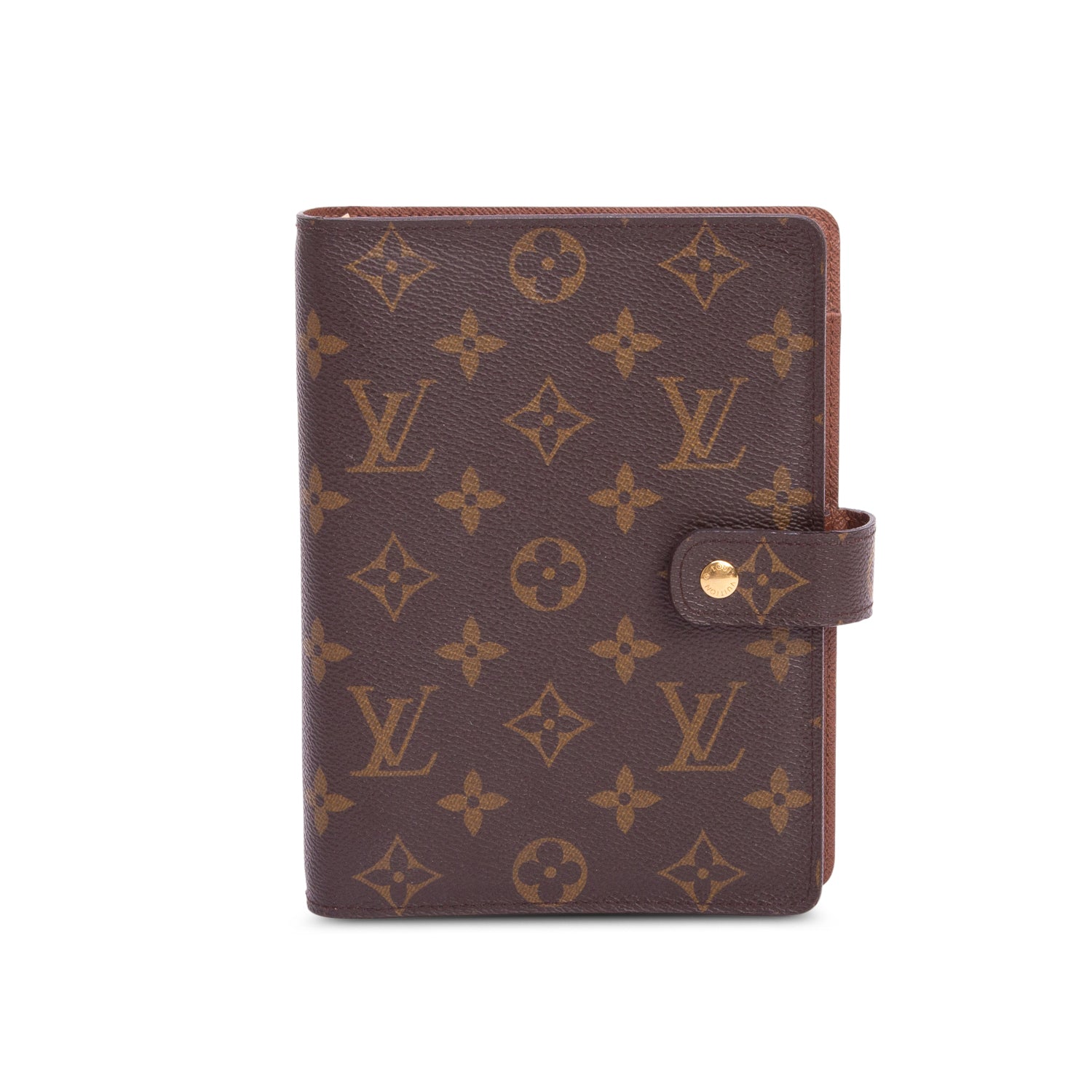 Louis Vuitton Monogram Medium Ring Agenda Cover w/ Box & Receipt