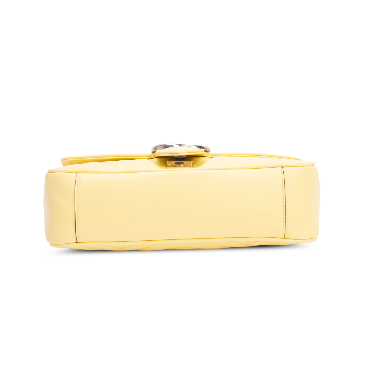 Gucci Yellow GG Marmont Matelasse Medium Shoulder Bag