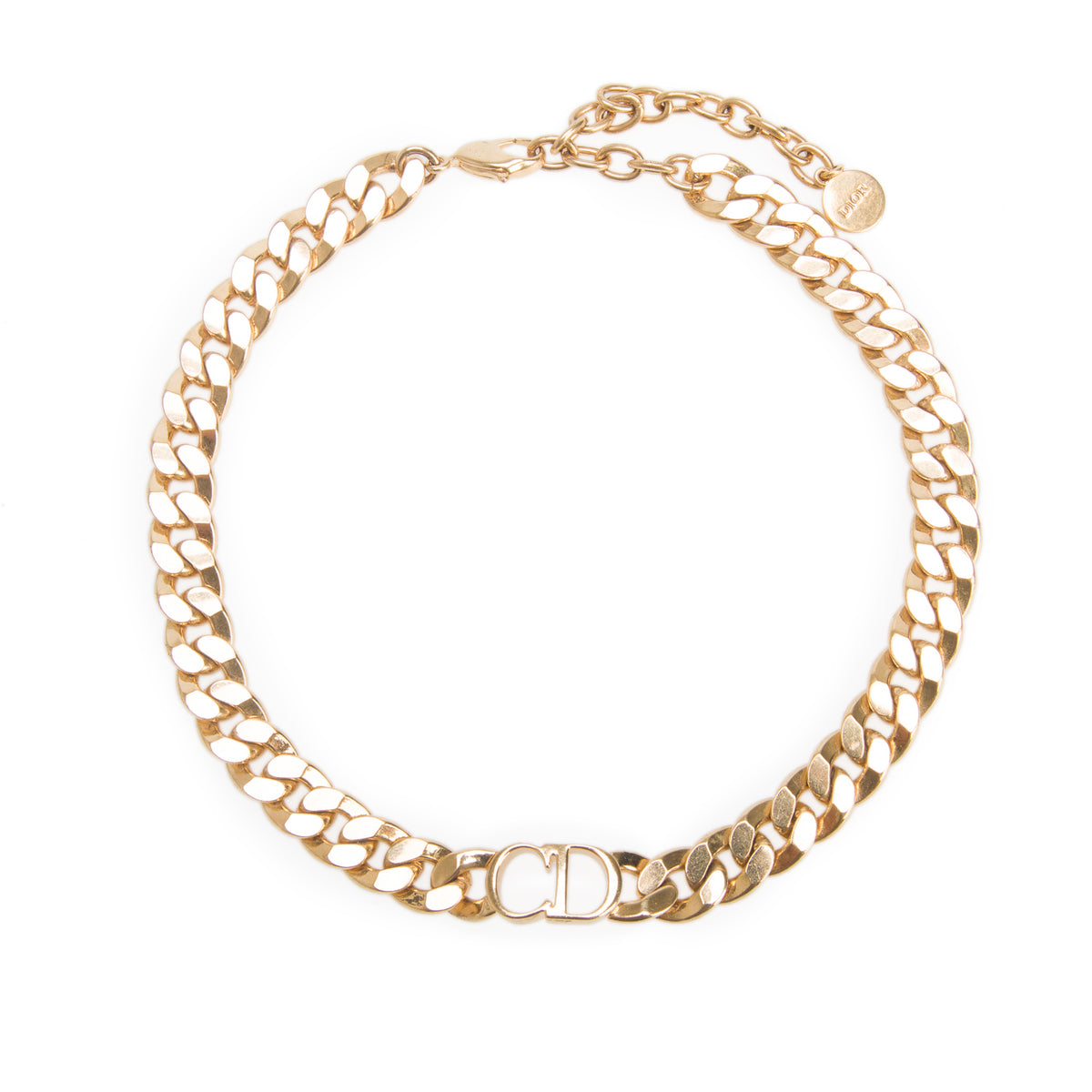 Christian Dior Gold Plated 30 Montaigne Short Necklace