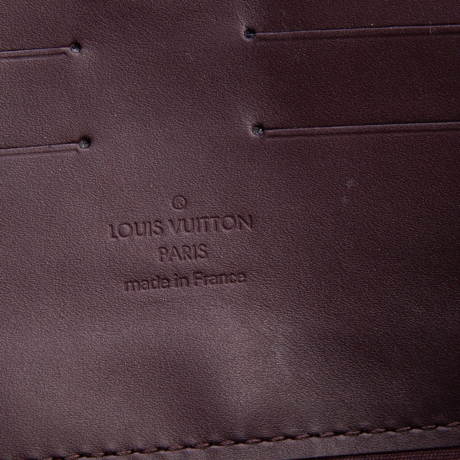 Louis Vuitton Amarante Vernis Sunset Boulevard Clutch w/ Box