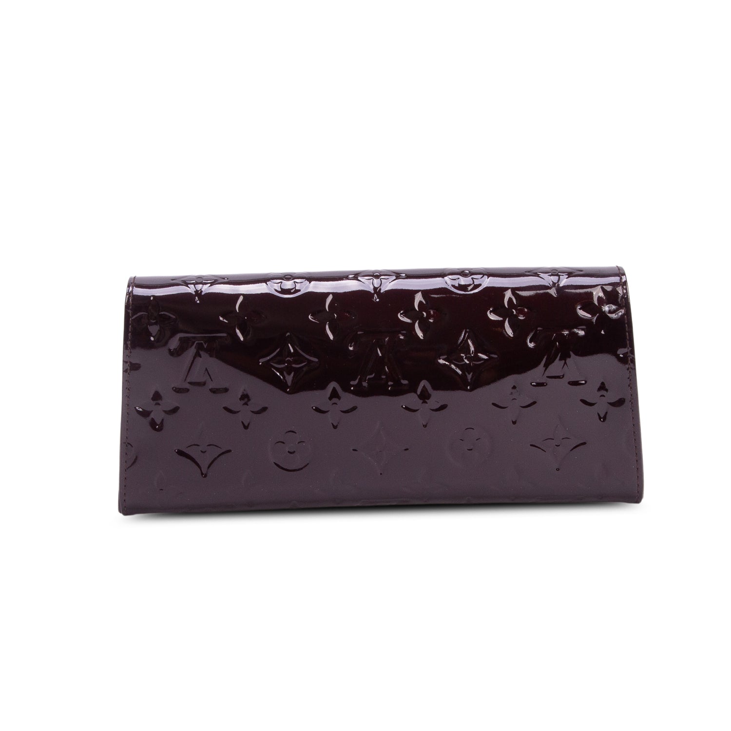 Louis Vuitton Amarante Vernis Sunset Boulevard Clutch w/ Box
