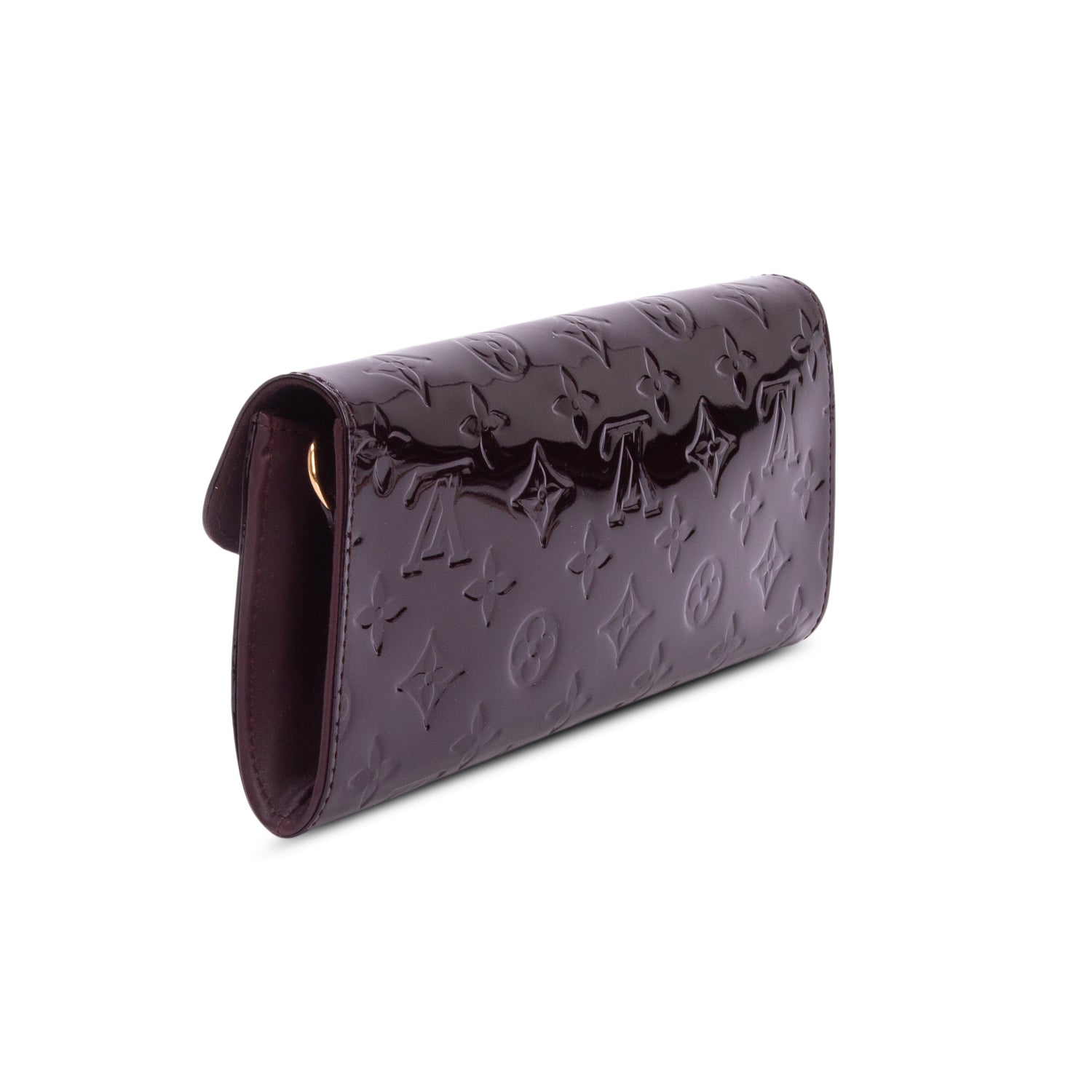 Louis Vuitton Amarante Vernis Sunset Boulevard Clutch w/ Box
