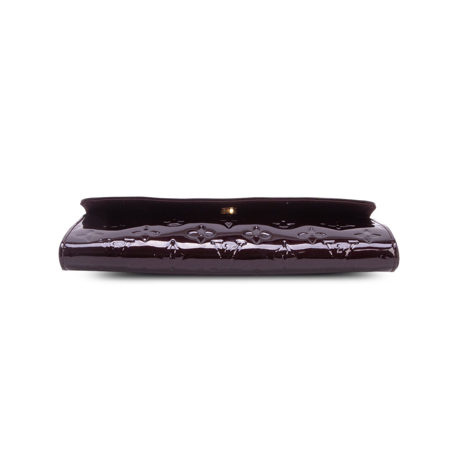 Louis Vuitton Amarante Vernis Sunset Boulevard Clutch w/ Box