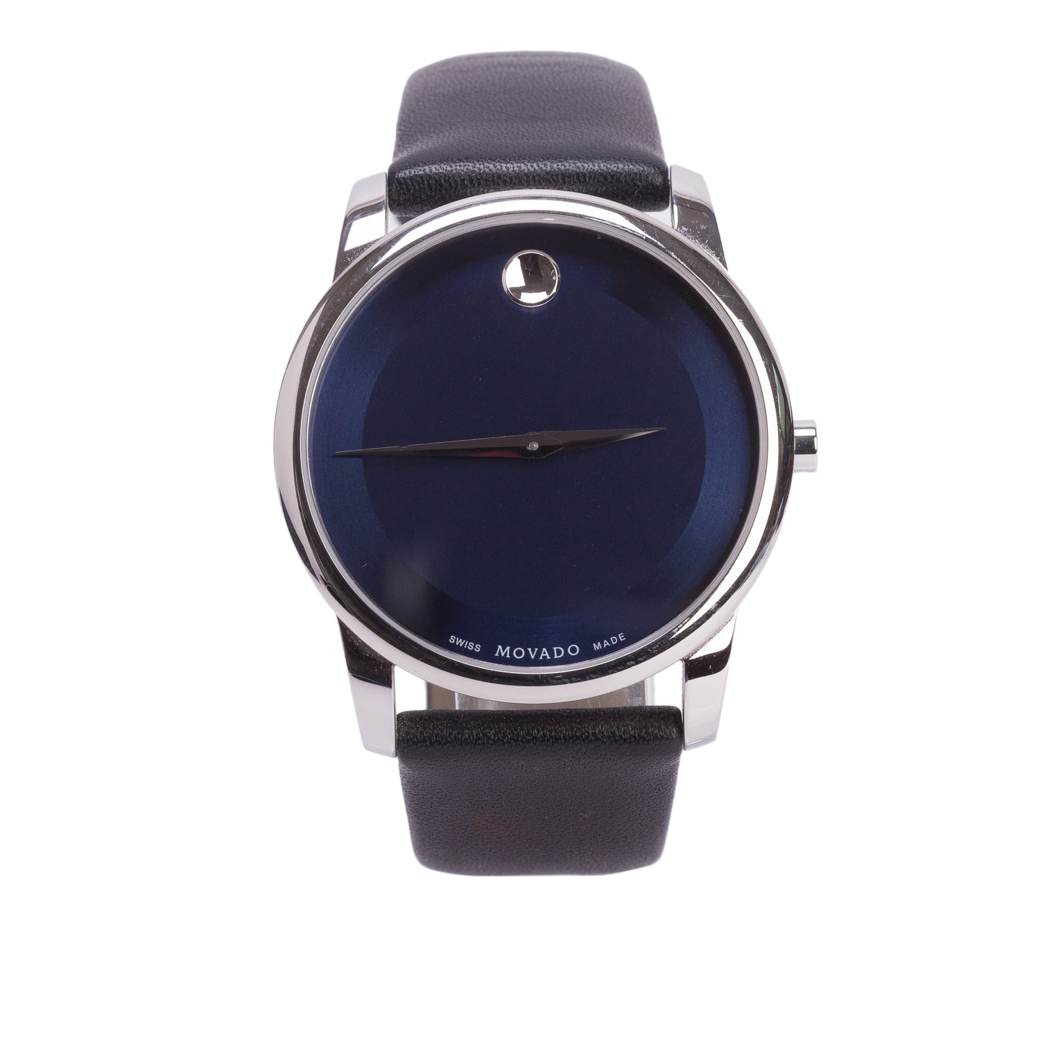 Movado Stainless Steel Museum Classic 40 MM Quartz Watch w/ Box