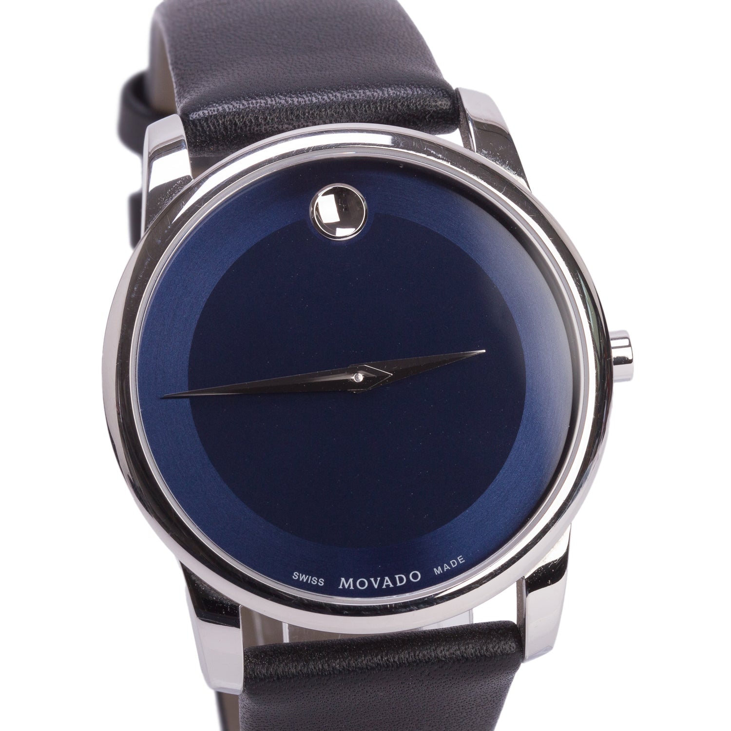Movado Stainless Steel Museum Classic 40 MM Quartz Watch w/ Box