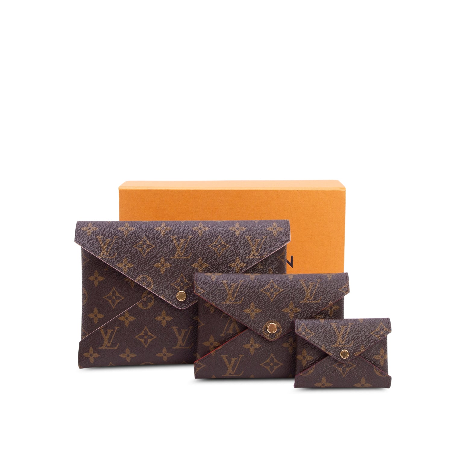 Louis Vuitton Monogram Kirigami Pochette Set w/ Box & Receipt