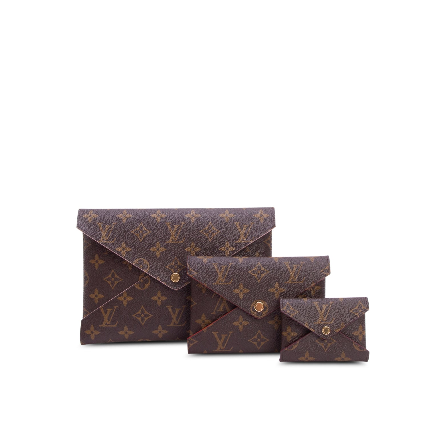 Louis Vuitton Monogram Kirigami Pochette Set w/ Box & Receipt