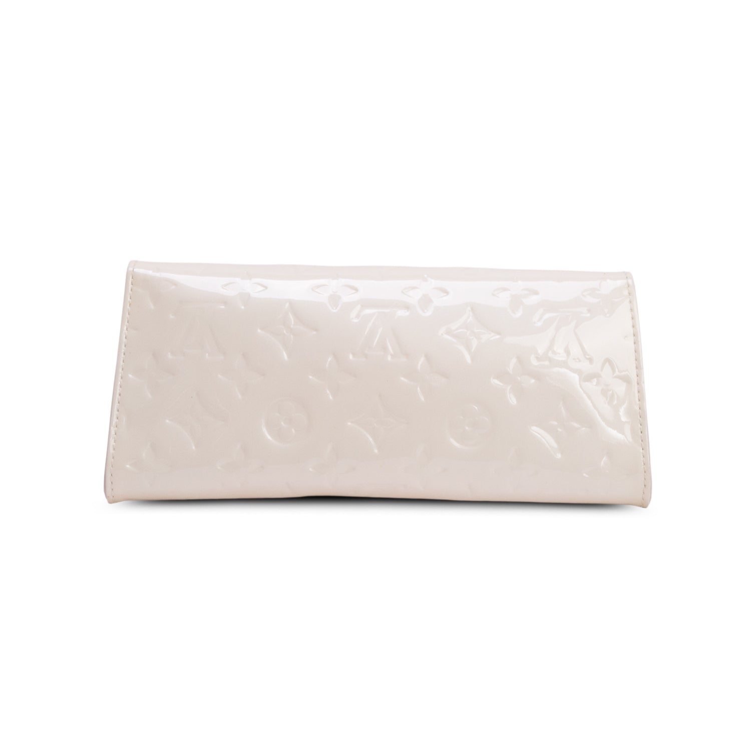 Louis Vuitton Cream Vernis Sunset Boulevard Clutch w/ Box