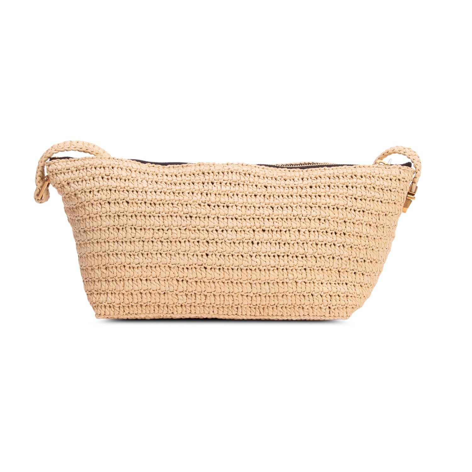 Saint Laurent 2022 Raffia Crossbody Shoulder Bag w/ Box