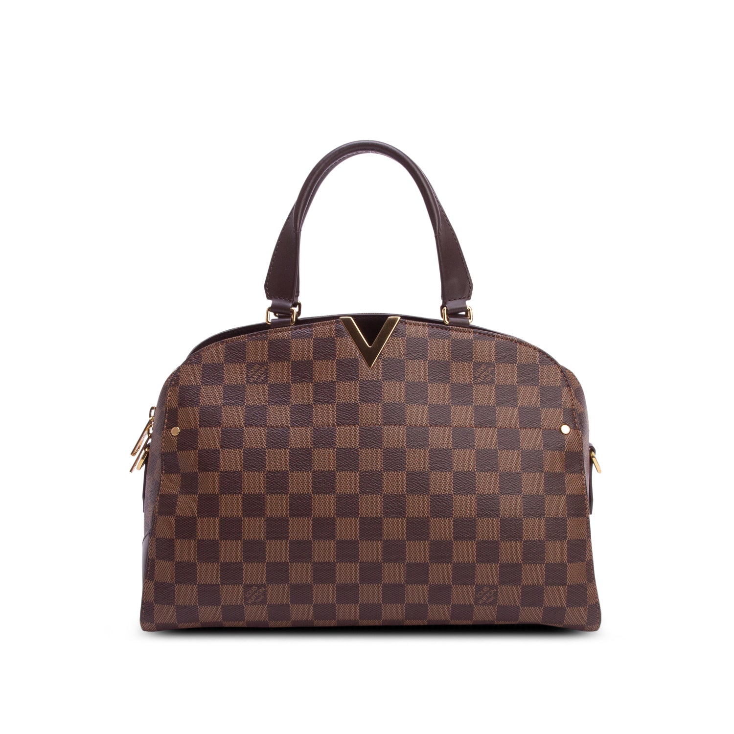 Louis Vuitton Damier Ebene Kensington Bowling Bag w/ Strap