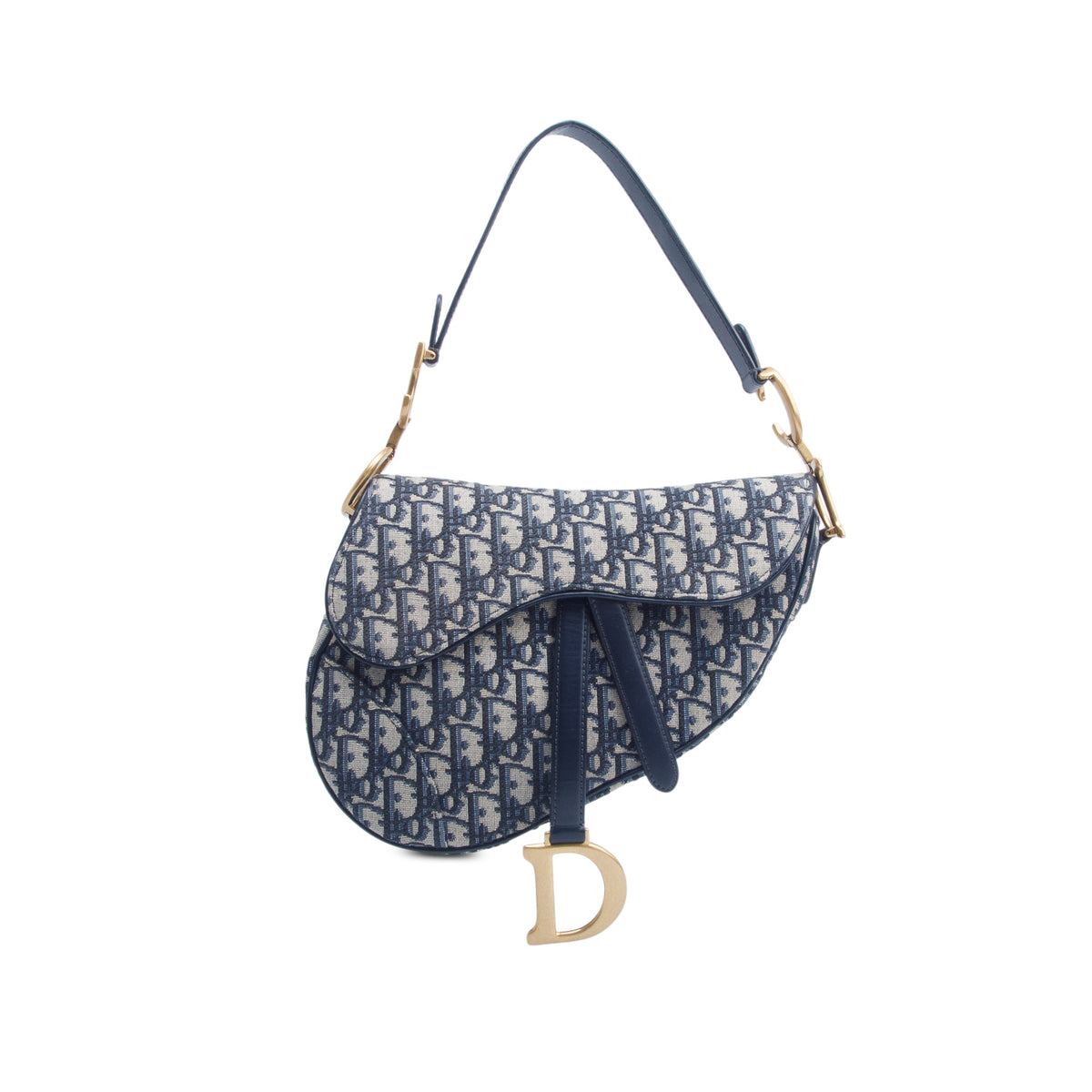 Christian Dior 2022 Oblique Medium Saddle Bag