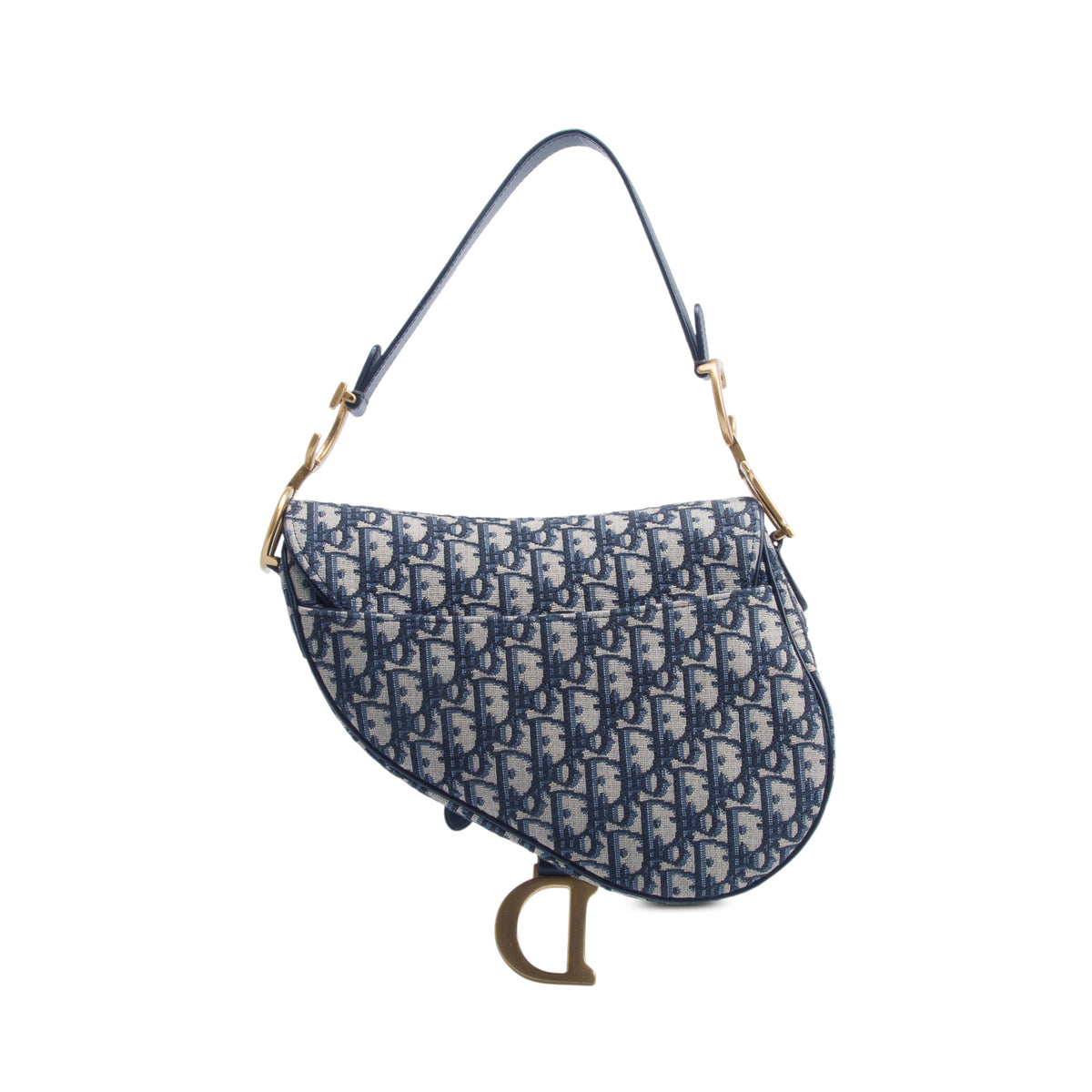 Christian Dior 2022 Oblique Medium Saddle Bag