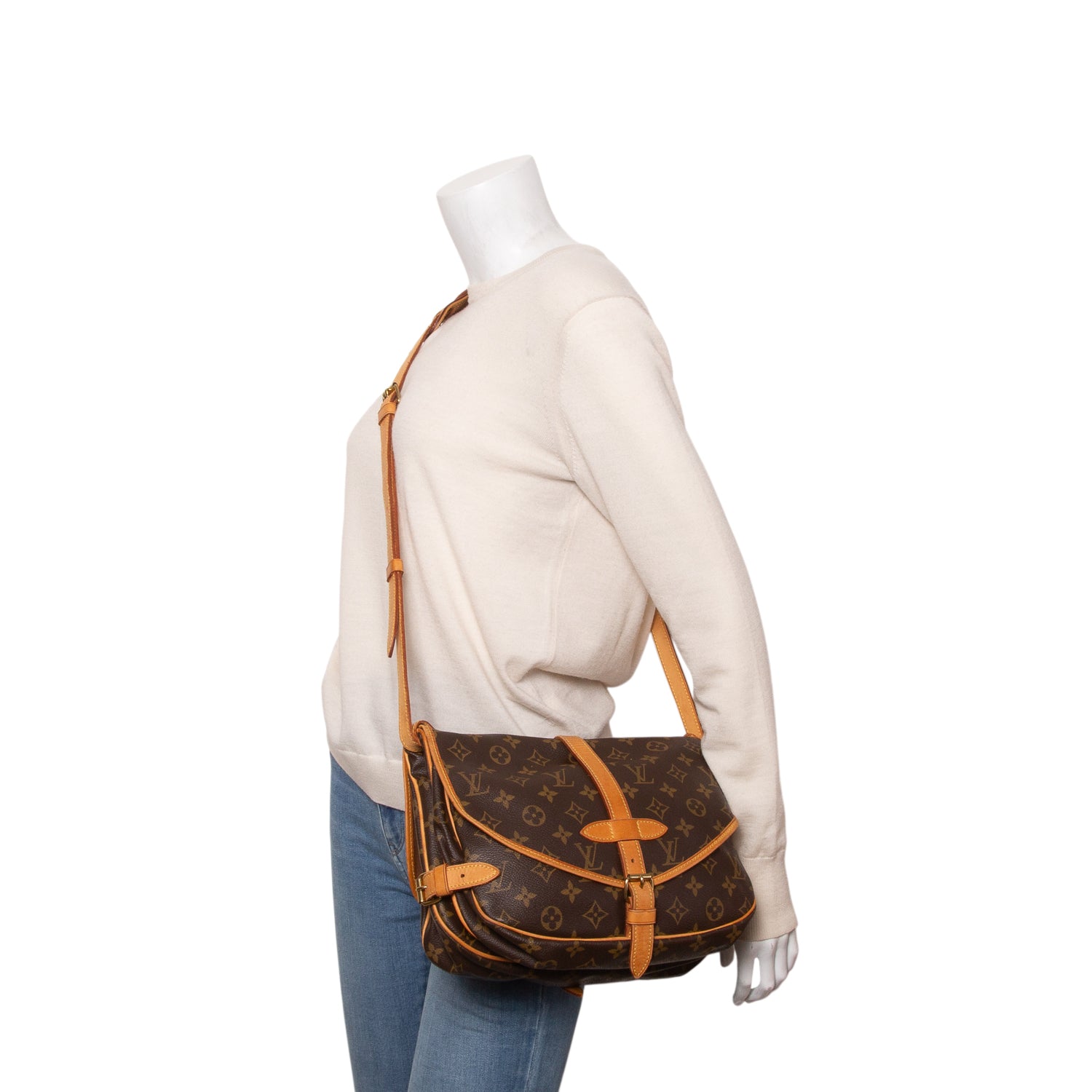 Louis Vuitton Monogram Saumur 30