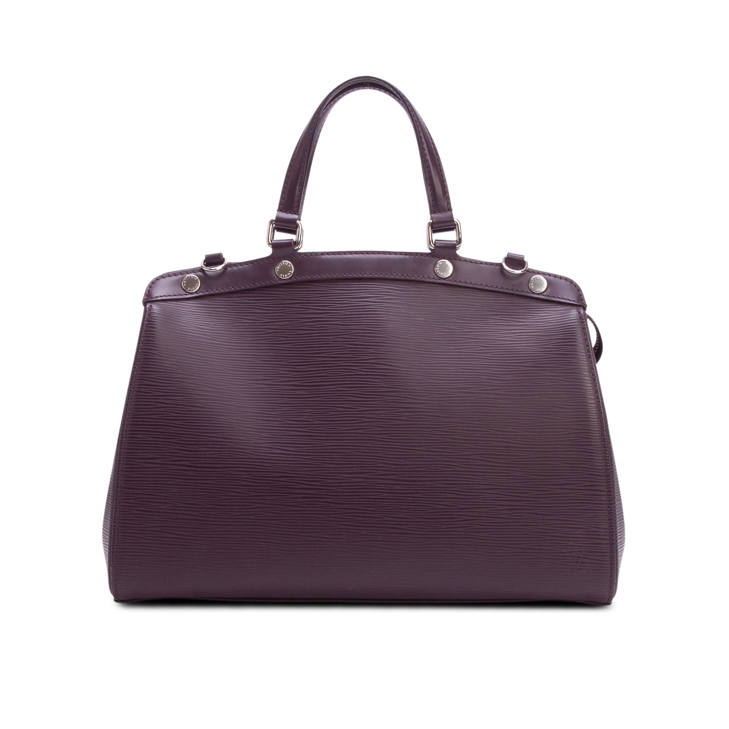 Louis Vuitton Purple Epi Leather Brea MM w/ Strap & Receipt