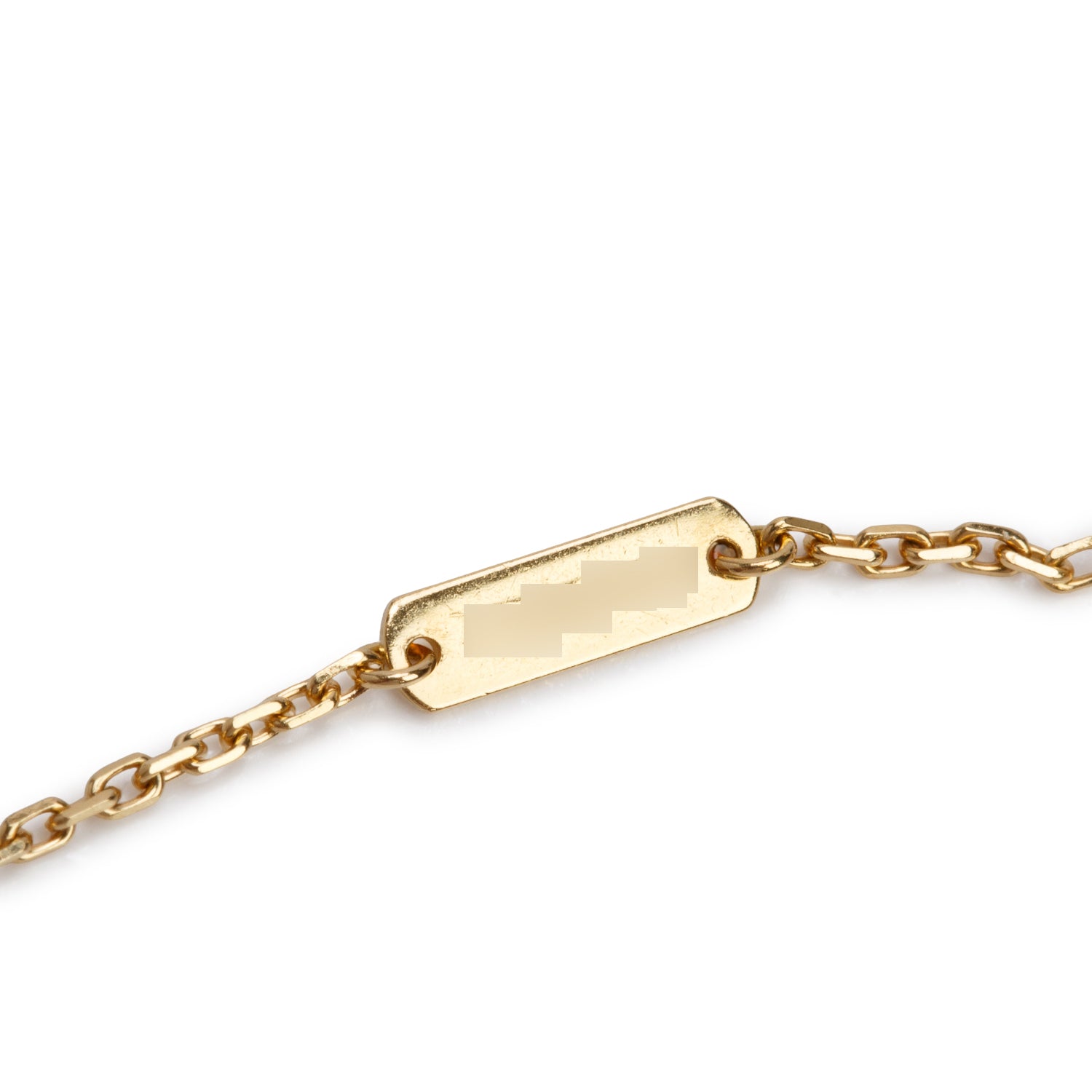 Van Cleef & Arpels 2023 18k Yellow Gold Vintage Alhambra Mother of Pearl Pendant Necklace w/ Box, Receipt & Certificate
