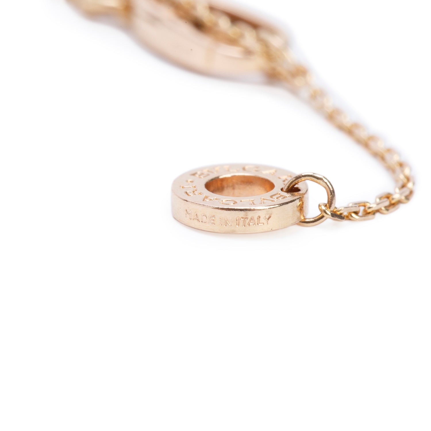BVLGARI 18k Rose Gold Mother of Pearl Divas' Dream Bracelet