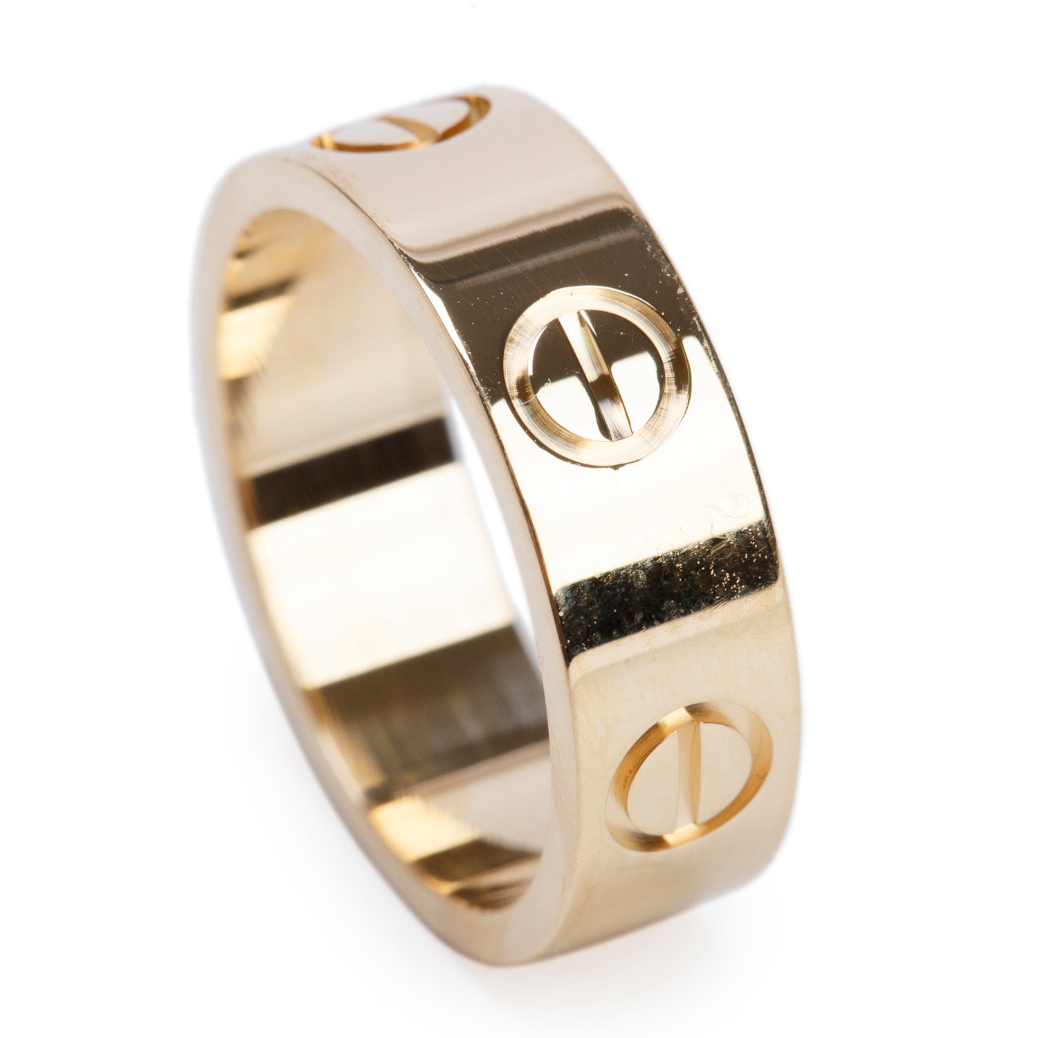 Cartier 2026 18k Yellow Gold 5.5 MM Love Ring, Classic Model, Size 49 5 w/ Box & Certificate