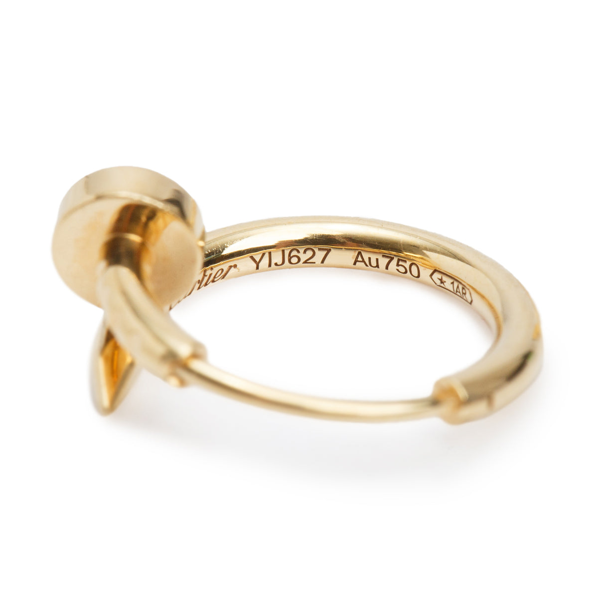 Cartier 2024 18k Yellow Gold Juste un Clou Earrings, Mini Model w/ Box & Receipt