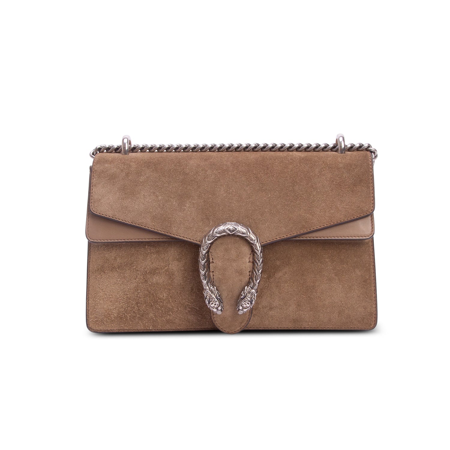Gucci Brown Suede Small Dionysus Shoulder Bag