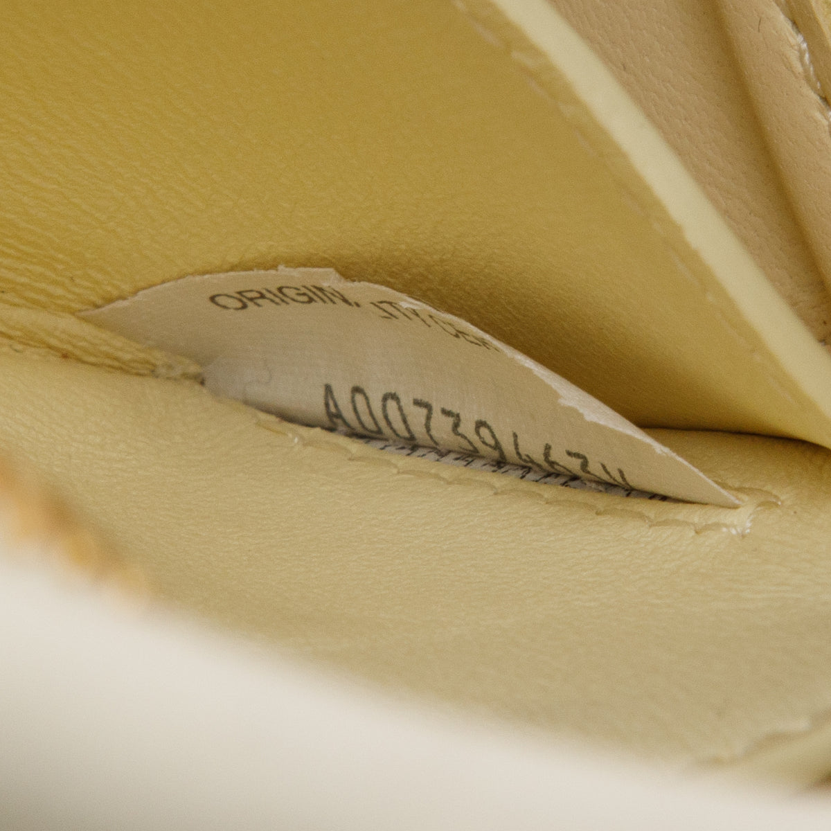 Bottega Yellow Shearling Small Brick Bag