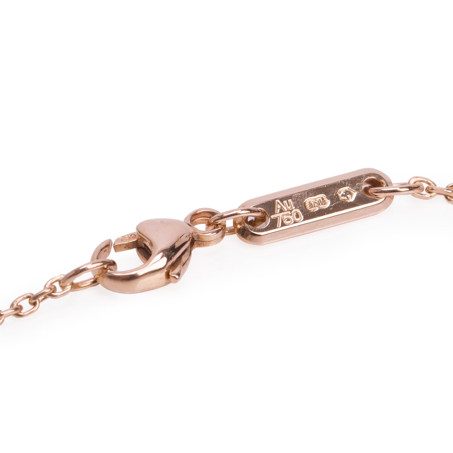 Chopard 18k Rose Gold Happy Diamond Icons Heart Pendant Necklace w/ Box & Papers