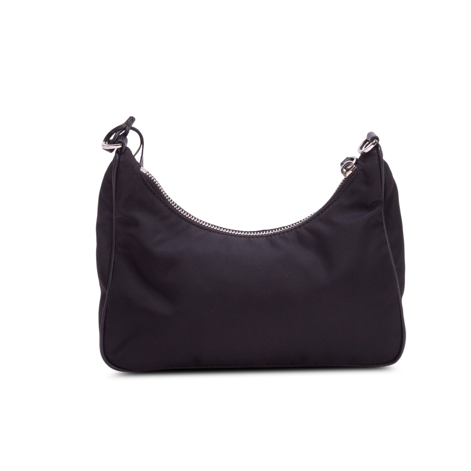 Prada Black Re-Edition 2005 Re-Nylon Bag w/ Straps