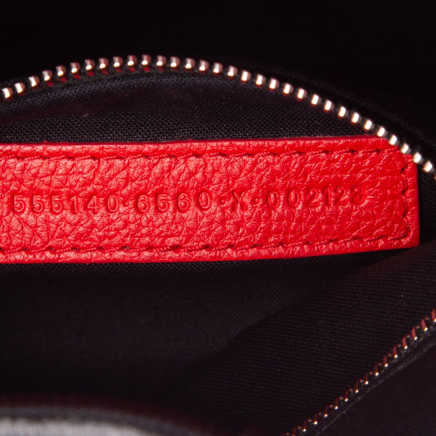 Balenciaga Red Calfskin Leather XXS Logo Leather Shopping Tote w/ Strap