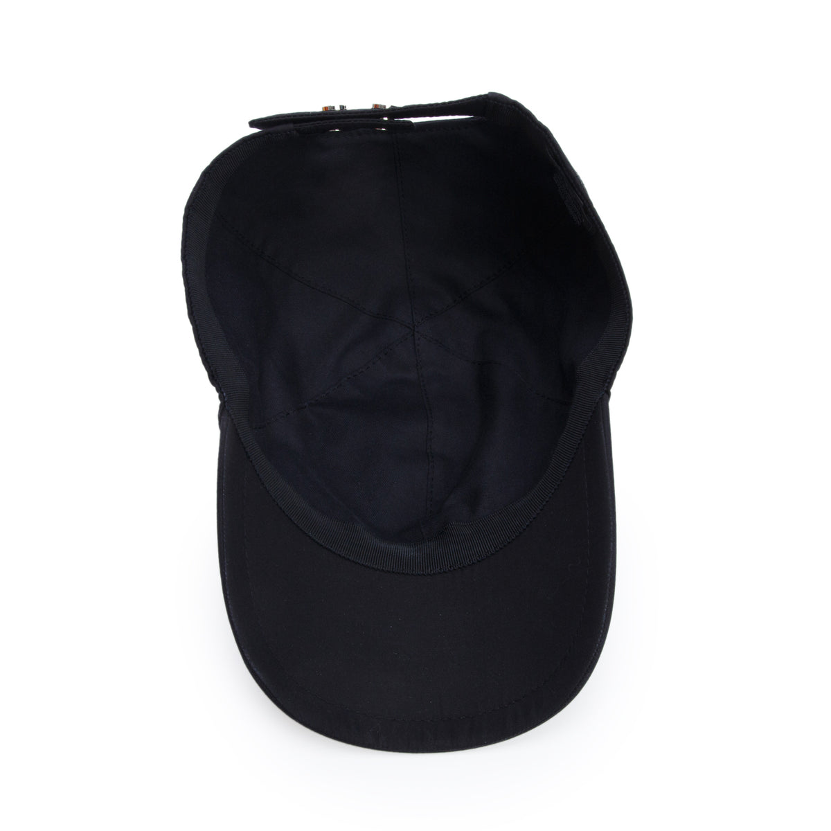 Chanel Black Canvas CC Baseball Cap
