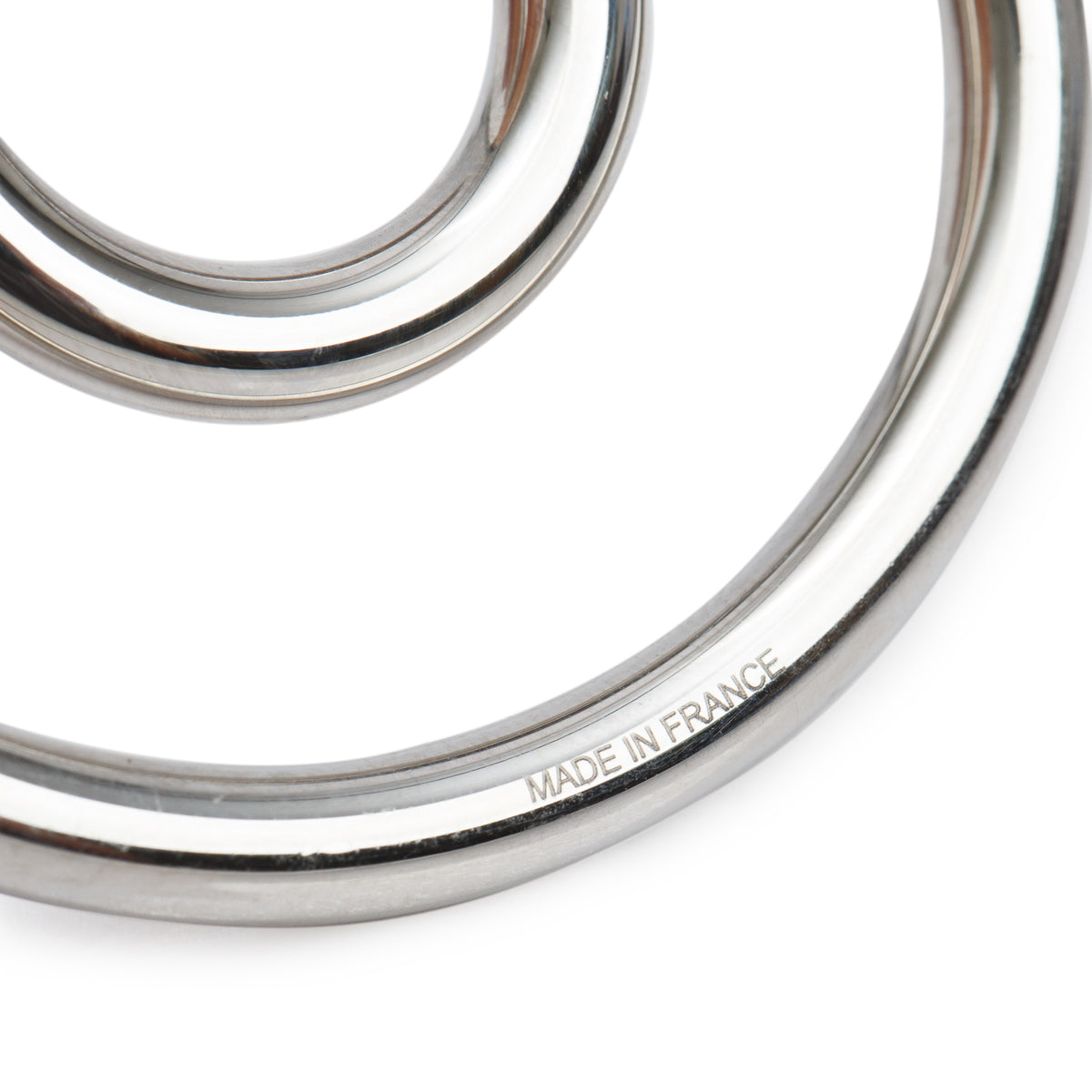 Hermes Silver Fer a Cheval Key Ring