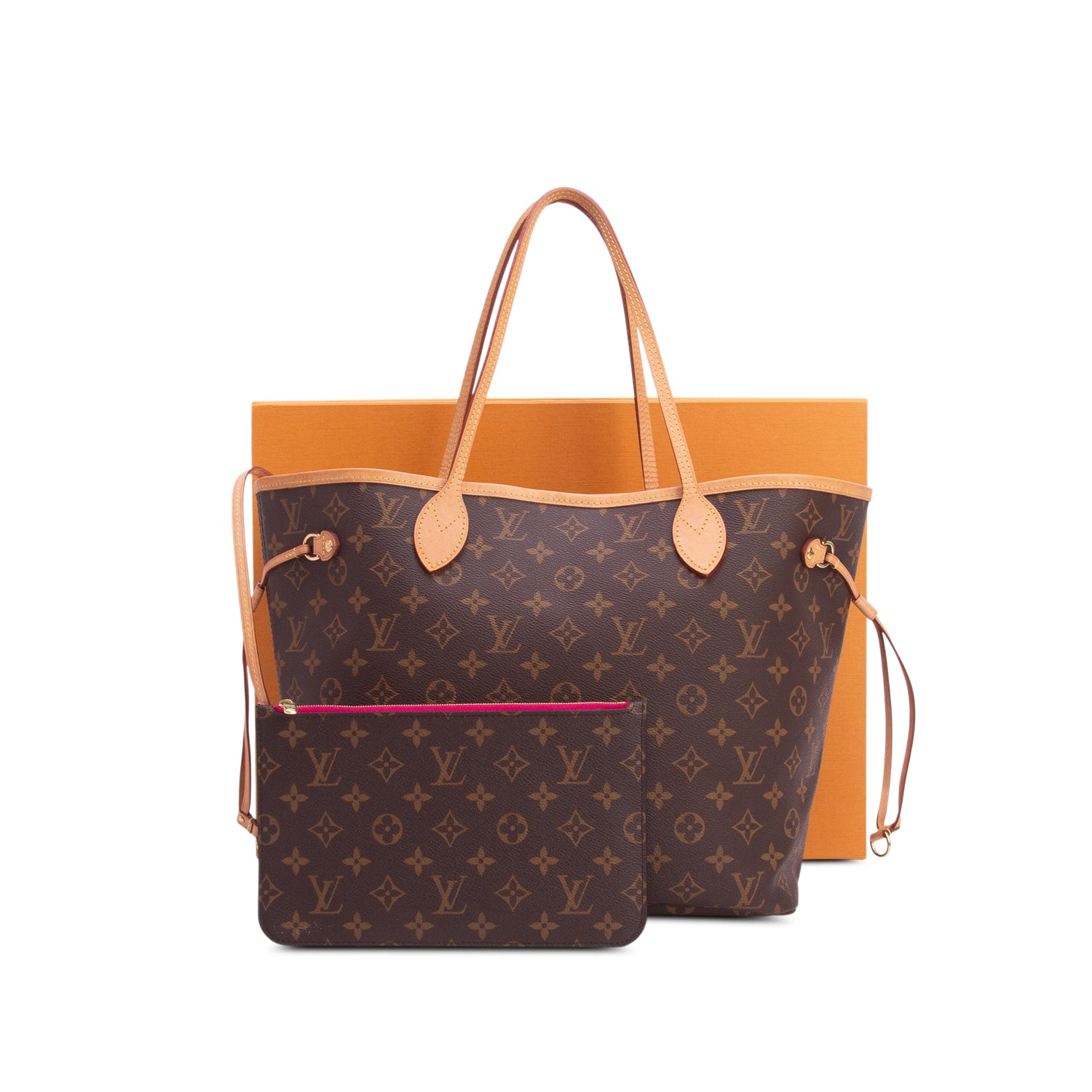 Louis Vuitton Monogram Neverfull MM w/ Box & Pouch