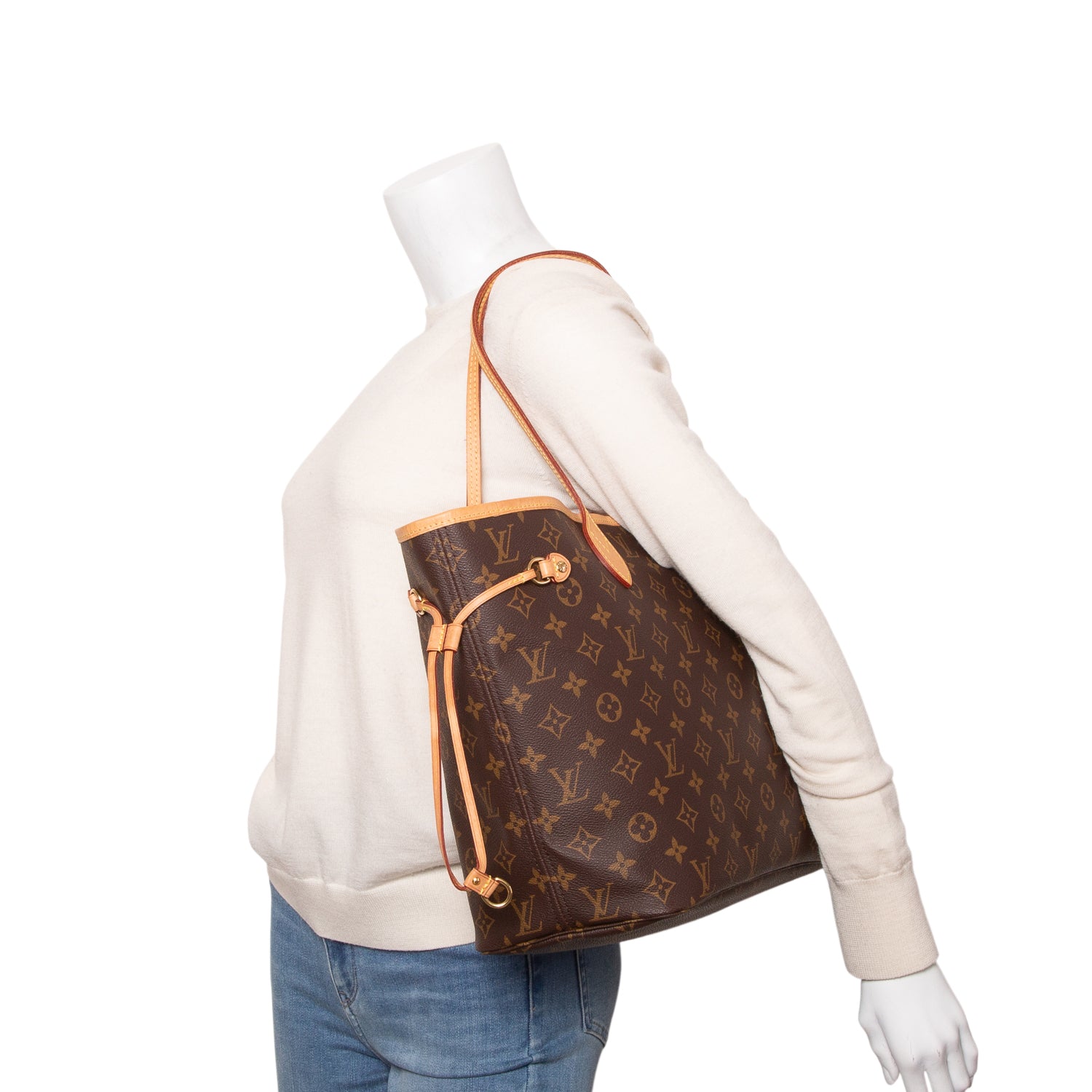 Louis Vuitton Monogram Neverfull MM w/ Box & Pouch