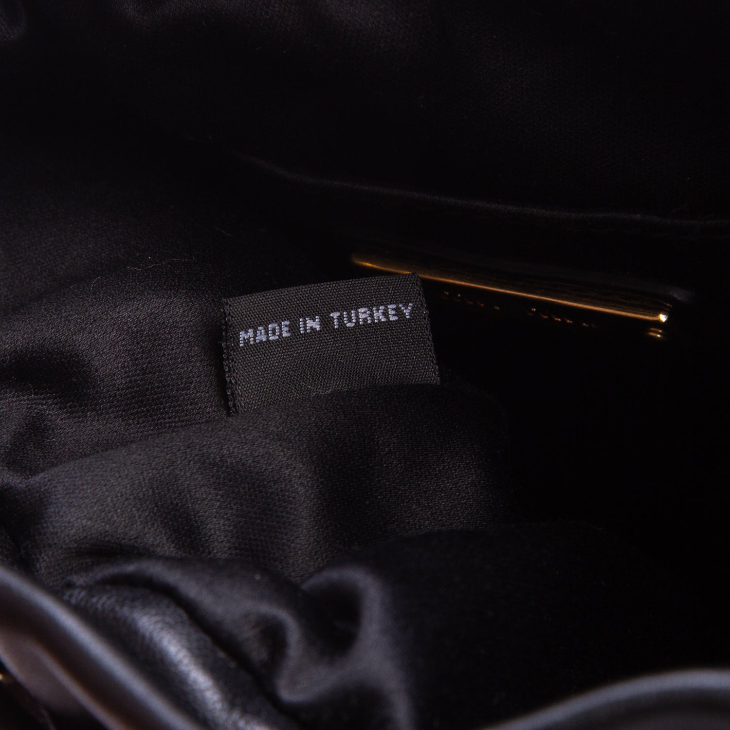 Miu Miu Black Nappa Matelasse Bucket Bag