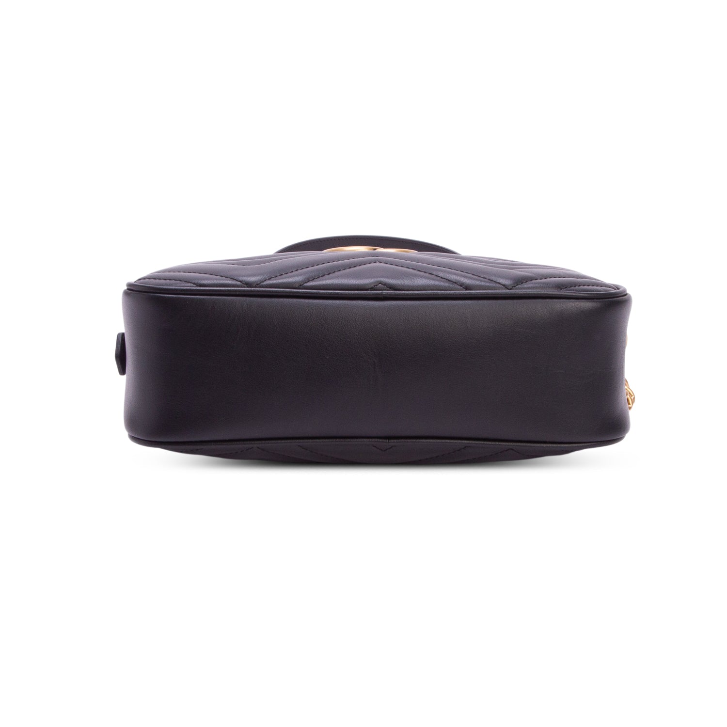 Gucci Black GG Marmont Matelasse Small Camera Bag
